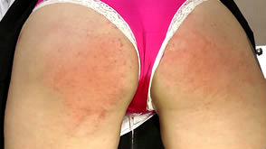 Katie is spanked for wetting her panties